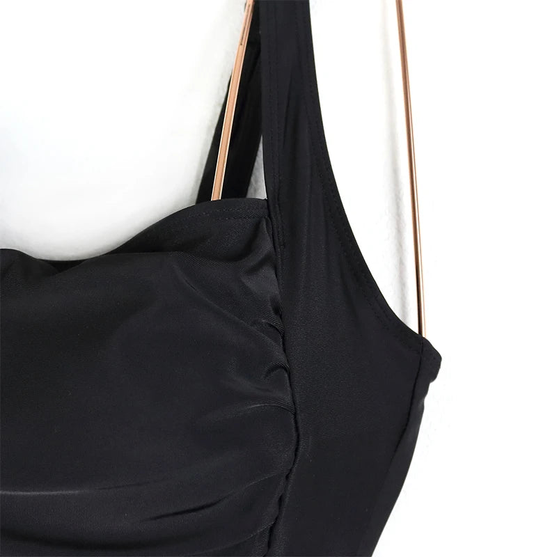 Maillot de bain une pièce Sexy pour femmes, Push Up, grande taille, contrôle du ventre, Monokini, vêtements de plage, Vintage, 2024