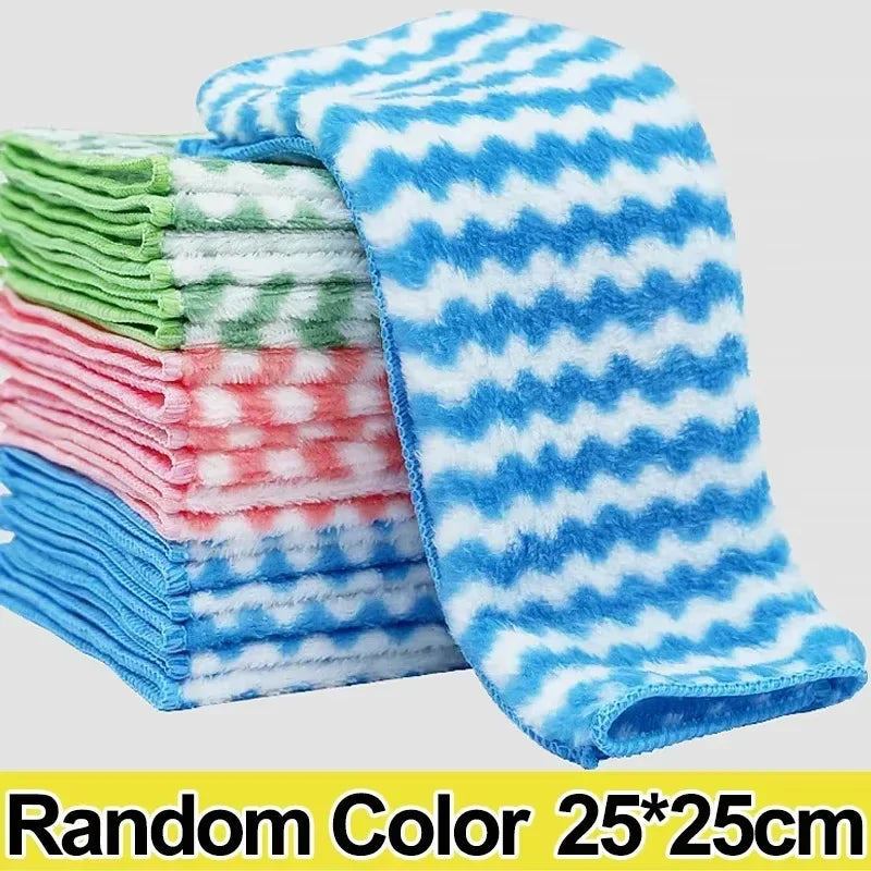 Juego de rejillas absorbentes, suaves y antimanchas, de microfibra, toallas de cocina, gris claro, 5 piezas, 10 piezas, 20 piezas