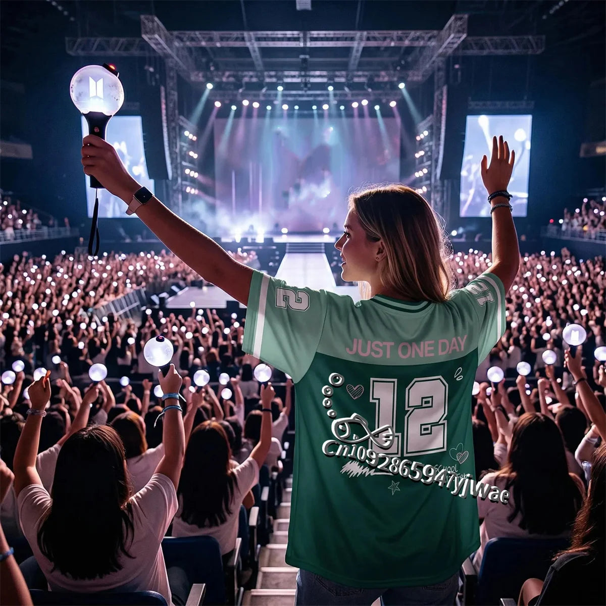 T-Shirt Concert Pop World Tour 2026 — Cadeau Fan, Manches Courtes, Homme & Femme