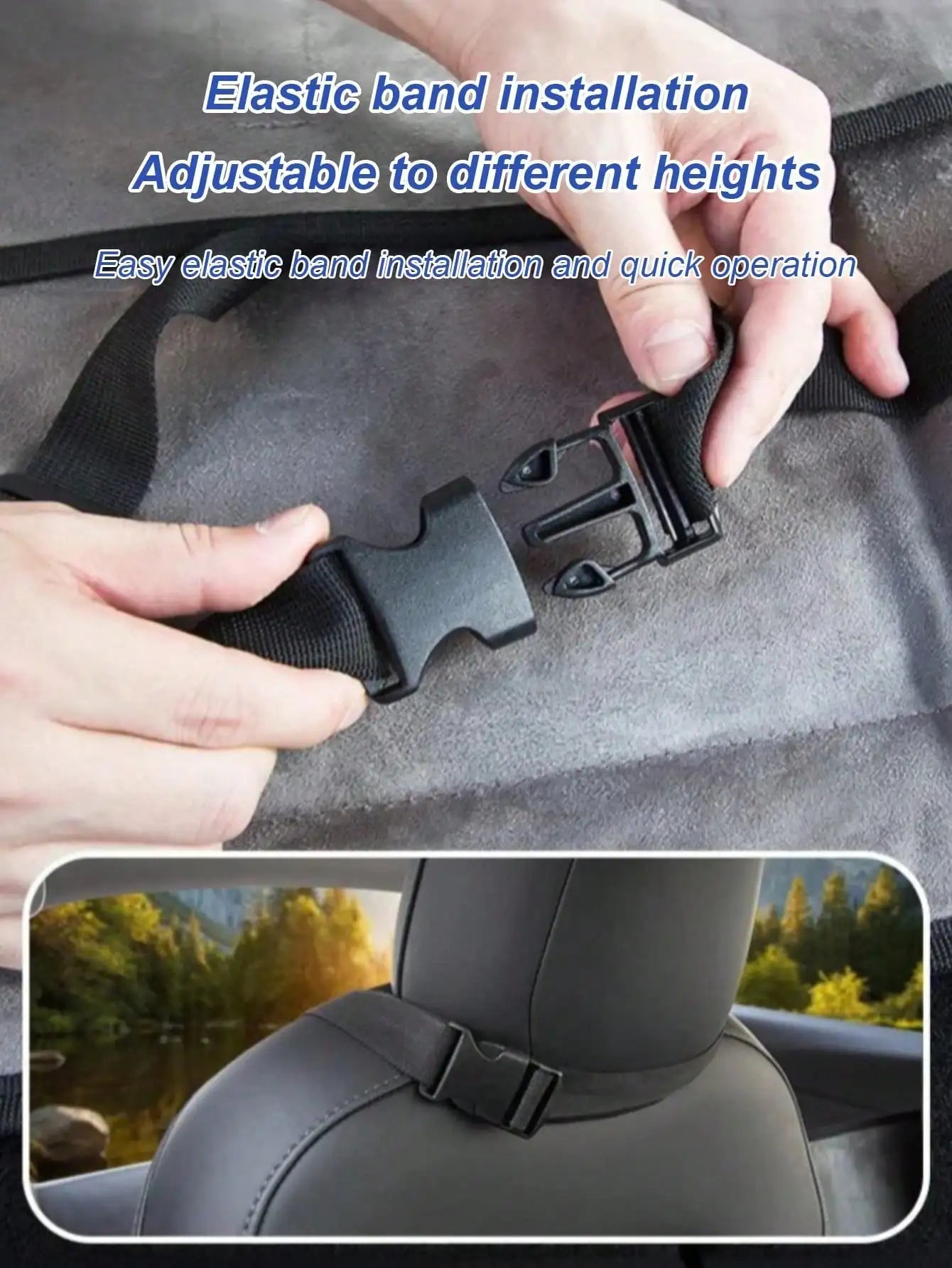 1 extension de lit de voiture – Idéal pour le camping, les voyages sur route et les voyages de nuit, matelas d'extension pliant.