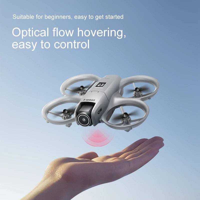 Drone GPS 8K HD professionnel — double caméra, évitement d'obstacles, moteur brushless, flux optique