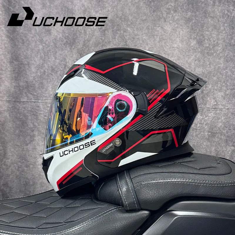Casque de moto DOT de haute qualité quatre saisons course de Motocross modulaire rabattable hommes femmes casque tout-terrain casque gratuit