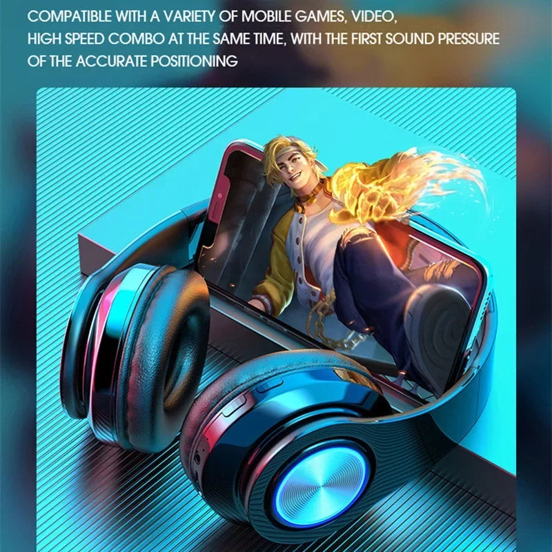 Foldable Bluetooth Sauna Headsets with Mic, Wireless Earphones, Stereo, TF Card Support, FM, for Xiaomi, iPhone, Samsung Phone