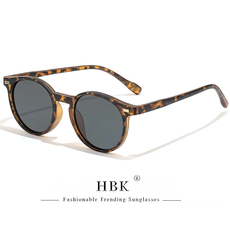 Lunettes de soleil polarisées pour hommes rondes TR90 — conduite, sport, UV400, hommes et femmes