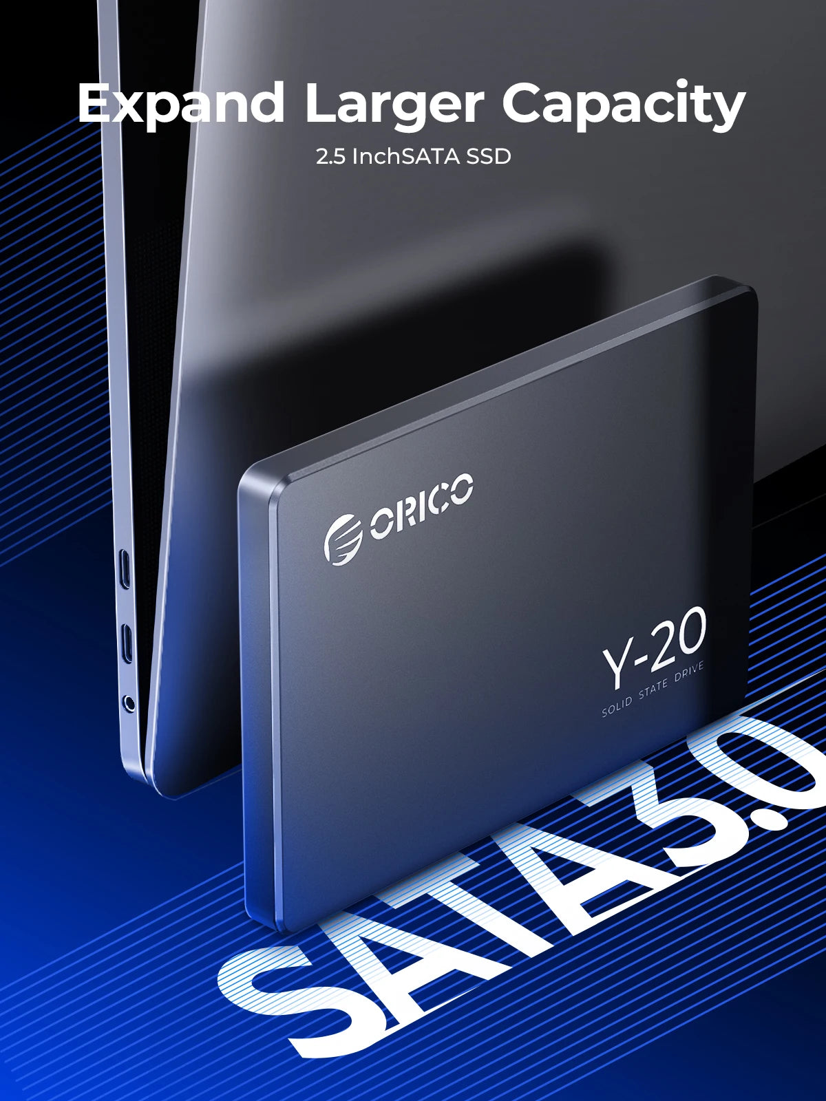 ORICO SATA III SSD 2.5 "disque SSD interne 3D NAND 512GB 1 to 2 to 4 to jusqu'à 550 mo/s pour mettre à niveau PC ordinateurs portables Y20