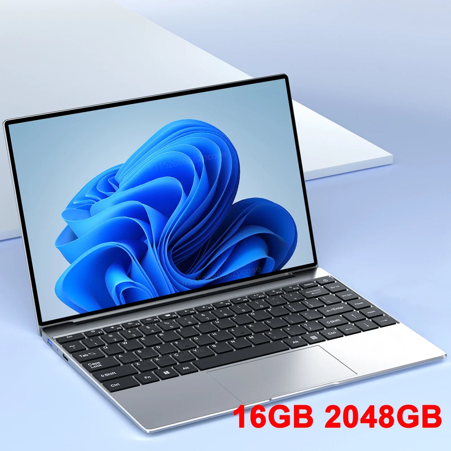 Ordinateur portable ultra-mince 14,1 pouces Windows 11 — 16 Go RAM, 2 To SSD, écran 1920x1080