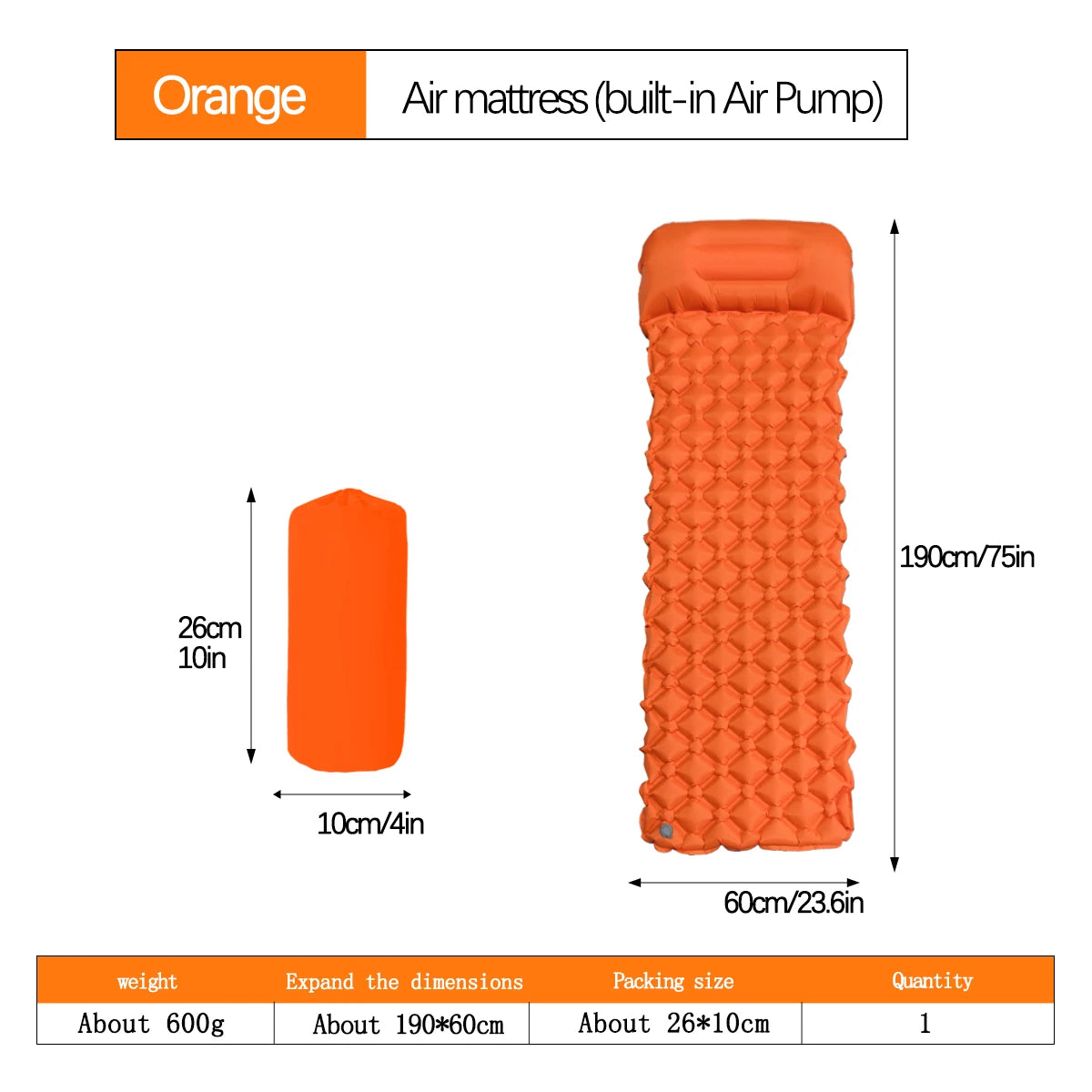 Tapis de couchage pliant pour Camping en plein Air, matelas gonflable de plage avec oreillers, tapis d'air ultraléger pour voyage et randonnée, nouveau