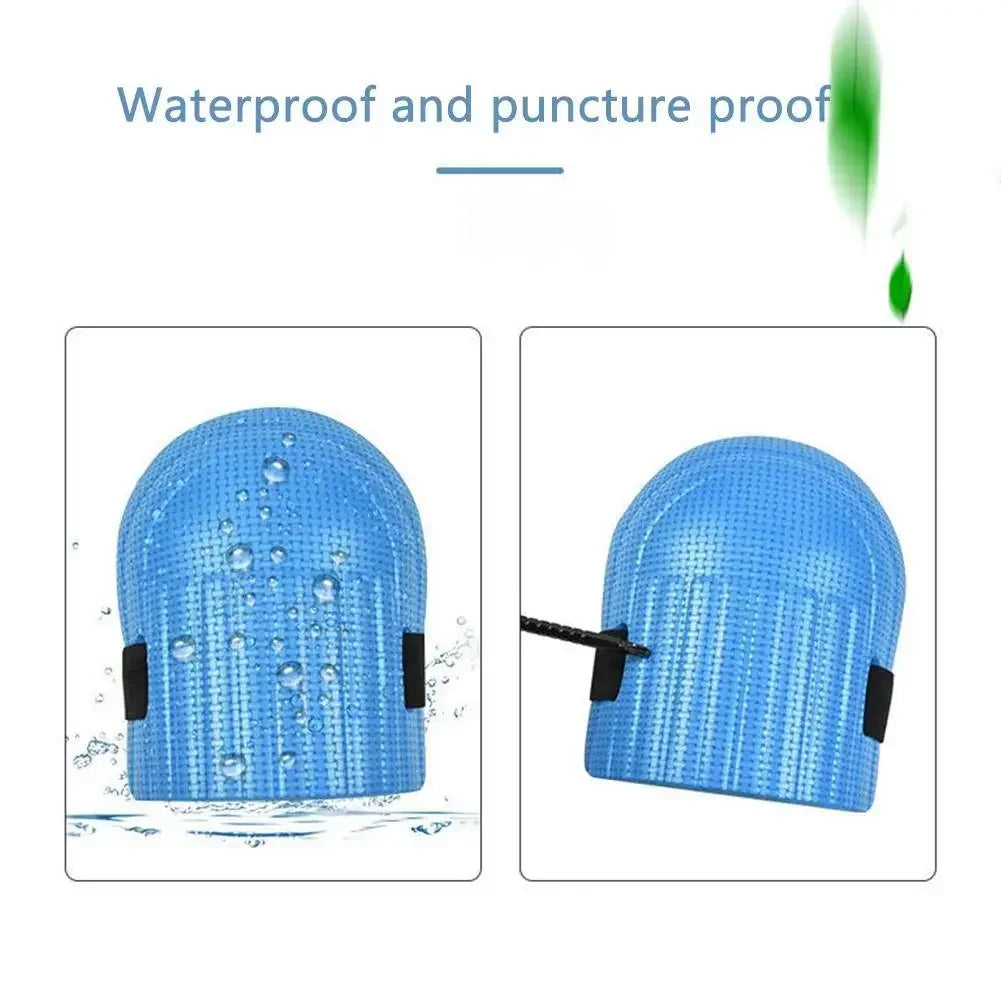 Rodilleras de protección para trabajadores de barro de azulejos, artefactos de ladrillo grueso, herramientas manuales de trabajo contra la humedad, pasta para la rodilla, suelo de jardín, 1 par