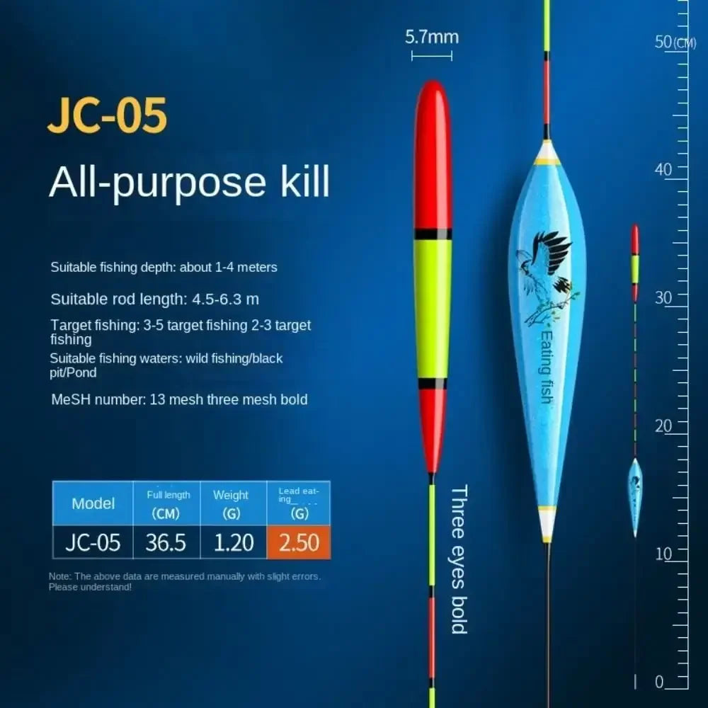 Triangular tail fishing float, high buoyancy, high quality, stable, high sensitivity, vertical buoy, composite feature