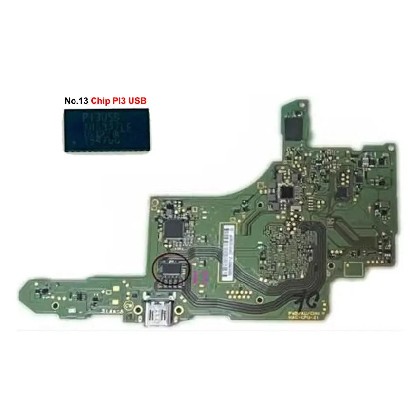 Puce de carte mère type-c, Port de chargement, mémoire 32 go, bobine 2R2, fente pour carte coulissante, prise ZL, écran LCD, connecteur FPC pour interrupteur