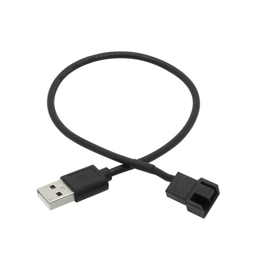 Alimentation USB 5V vers 3 broches 4 broches, câble adaptateur d'alimentation pour ventilateur d'ordinateur portable, câble adaptateur de ventilateur de châssis CPU