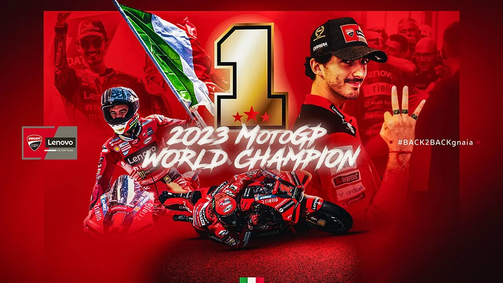 Maisto 1:18 2024 Equipo Ducati Lenovo # 1 Bagnaia Piloto Campeón Moto GP Carrera Aleación Fundida Modelo de Motocicleta Colección Regalo Juguete