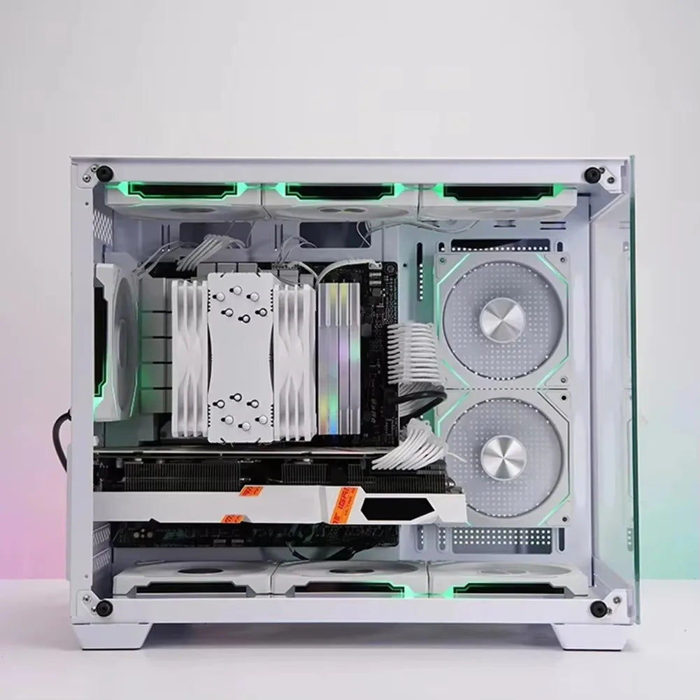 ICE baleine prisme 4RS ARGB PC boîtier ventilateur 120mm Infinity miroir conception carte mère éclairage synchronisation 4PIN PWM CPU refroidisseur ventilateur