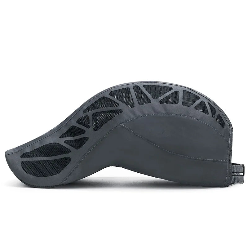 Gorra de deporte con alfabeto para hombres, nueva gorra de verano de malla transpirable, sombra de secado rápido, gorra de protección solar para exteriores