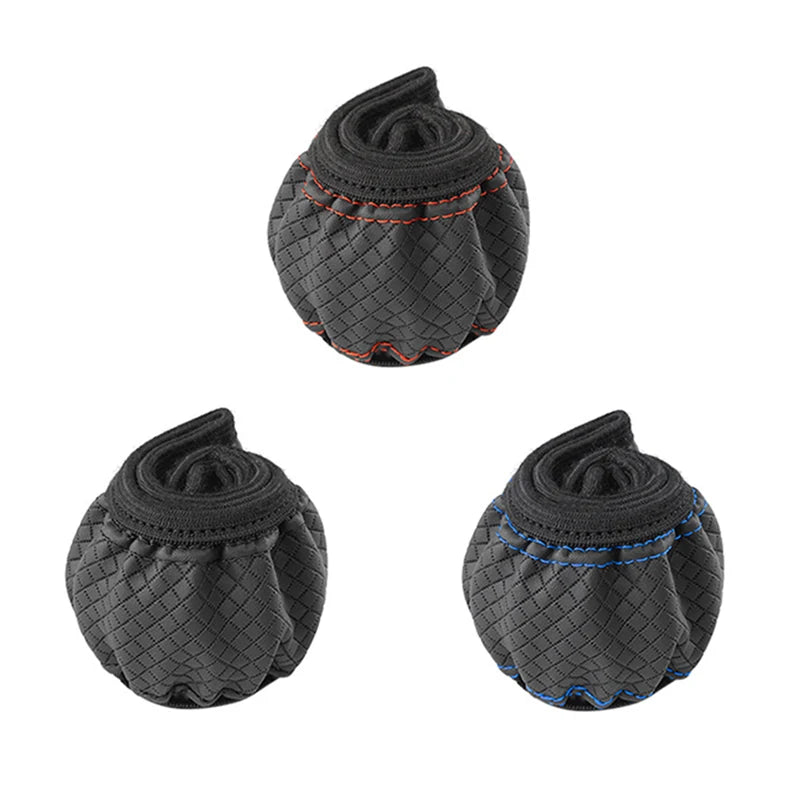 SEAMETAL 37-39CM Anti-Slip Breathable Steering Wheel Cover Universal Steering Wheel Cover Microfiber Leather Steering Wheel Protector