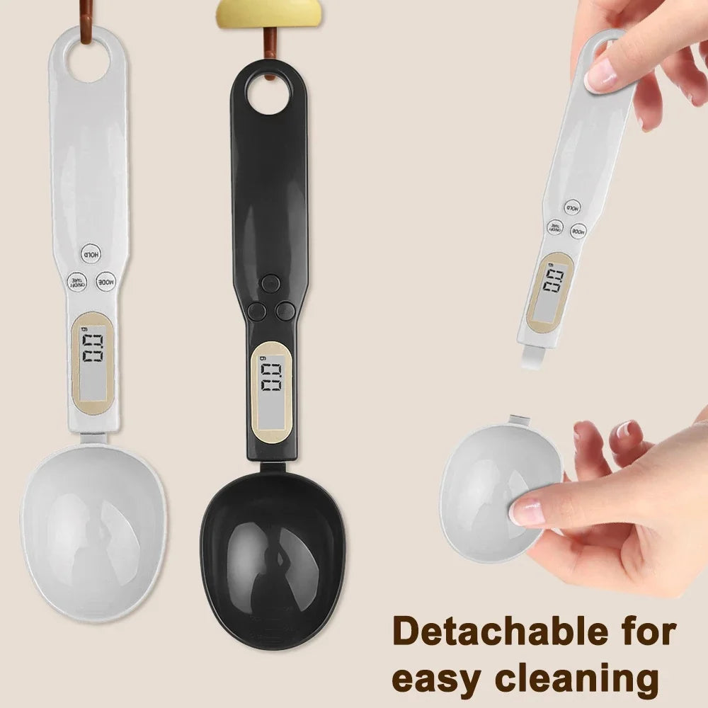 Balance de cuisine numérique électronique LCD, mini cuillère, balance alimentaire, cuisson, farine, lait, café en poudre, mesure du poids, 0.1-500g