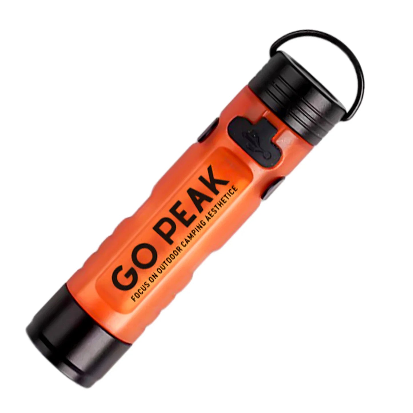 Mini lampe torche de poche Gopeak, LED extérieure, avec clip pour clés et casquette, torche 5050, longue autonomie, rechargeable par USB, pour randonnée, camping et sentiers d'urgence
