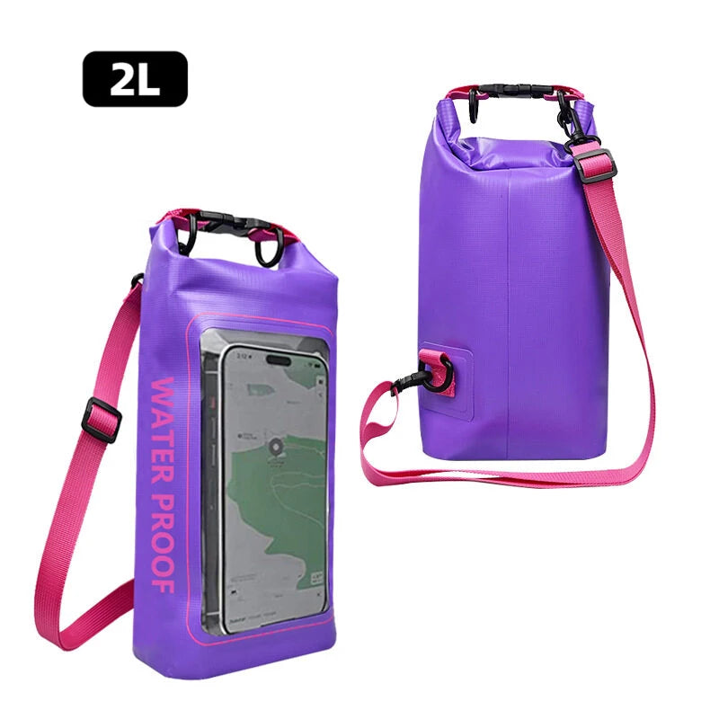 2L 5L sac sec sac de natation écran tactile extérieur étanche Kayak sac de rangement Trekking dérive Rafting surf canotage sac à dos