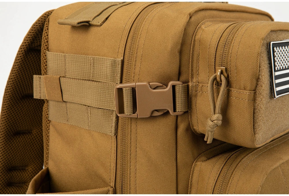 25L sac à dos tactique sac extérieur pour Fitness MOLLE sac à dos GYM pour femmes/hommes EDC randonnée survie sac à dos sorcière porte-bouteille