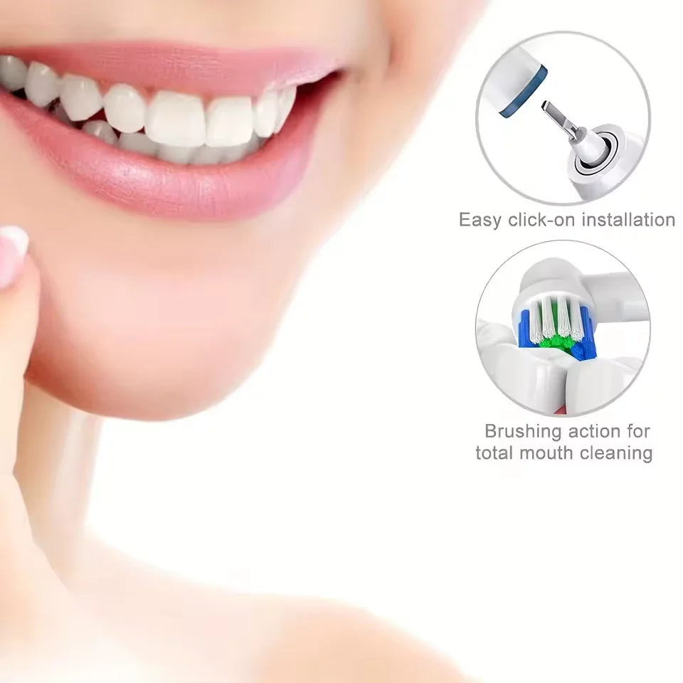 Têtes de brosse à dents électriques de remplacement universelles — compatibles brosses à dents standard