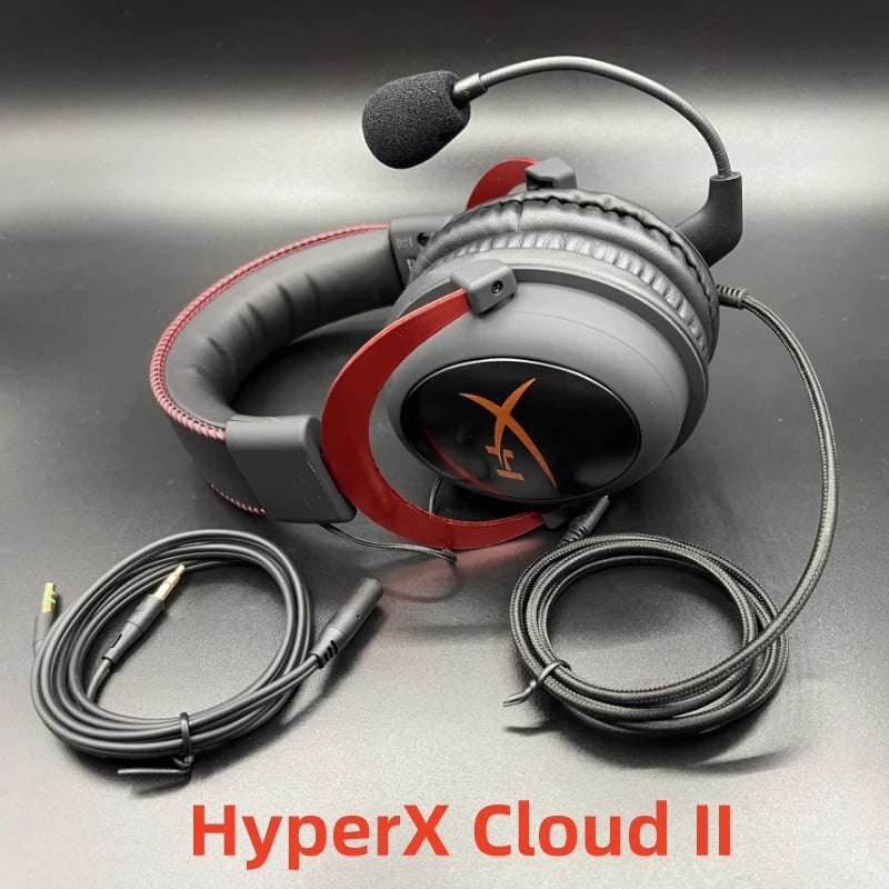 HyperX Cloud II – 7.1 Hi-Fi Surround Sound Gaming Headset with Microphone, for Computer and Mobile Phone, Original, Used