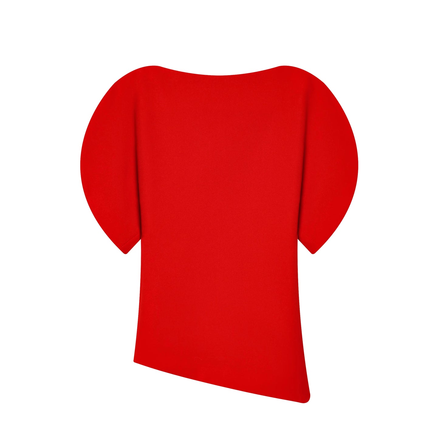 Blouse élégante à manches bouffantes et ourlet asymétrique pour femme — streetwear Y2K, printemps 2026