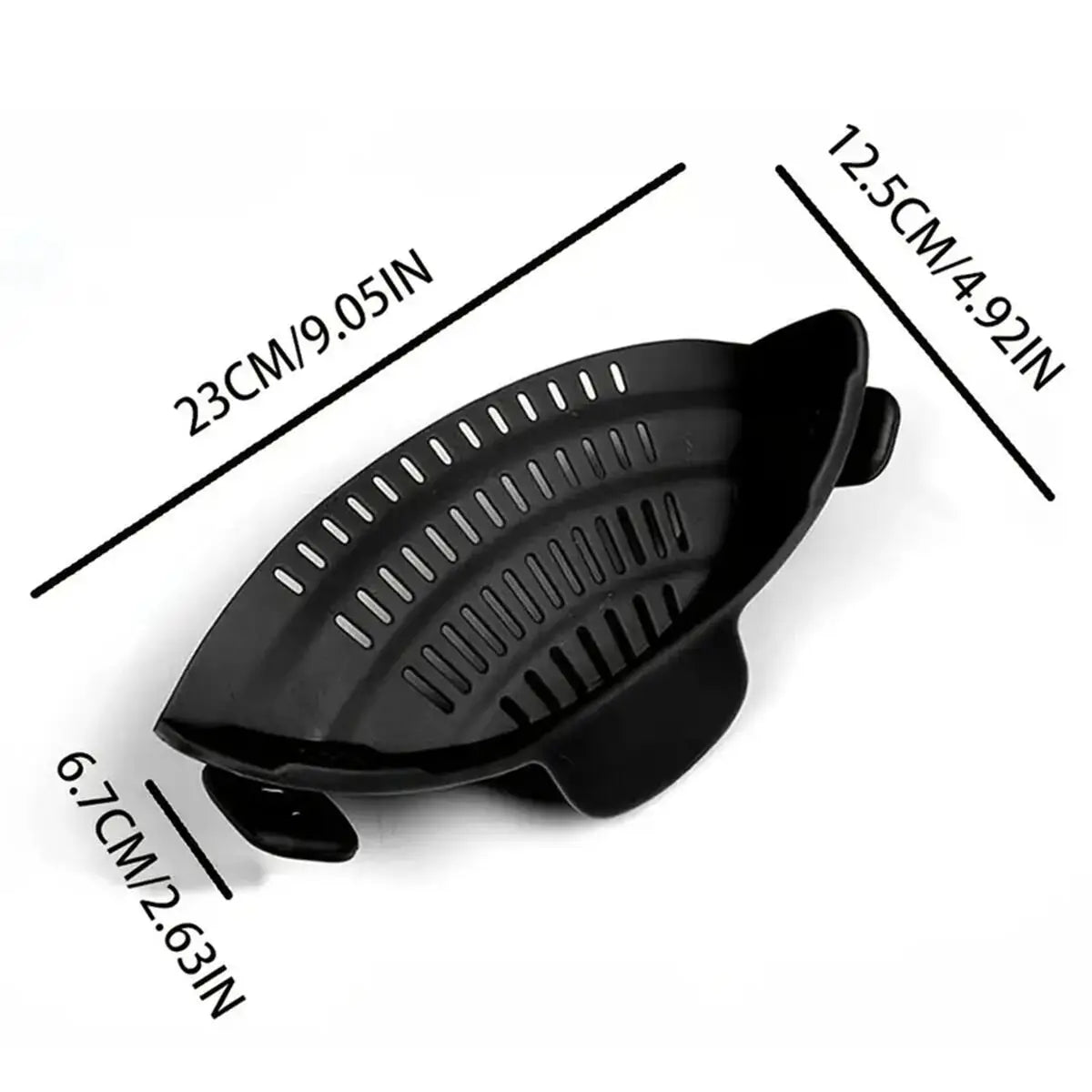 Passoire à clipser en silicone réglable, casseroles et bols, déterminer la proximité, liner pour nouilles et pâtes, 1PC