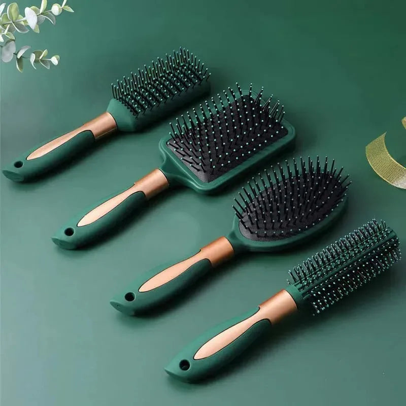 Peigne à coussin d'air ovale antistatique pour massage du cuir chevelu, outil exfoliant pour salon SPA, accessoire professionnel pour le coiffage et les soins capillaires