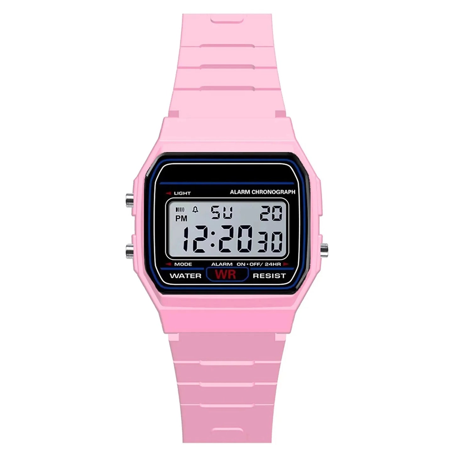 Montre Militaire Analogique Numérique LED — Étanche Alarme Enfants Femmes