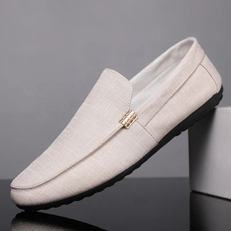 Men's High-Quality Soft Loafers Spring Autumn Men's Shoes Casual Warm Slip-on Driving Flats Plus Size Men's Shoe