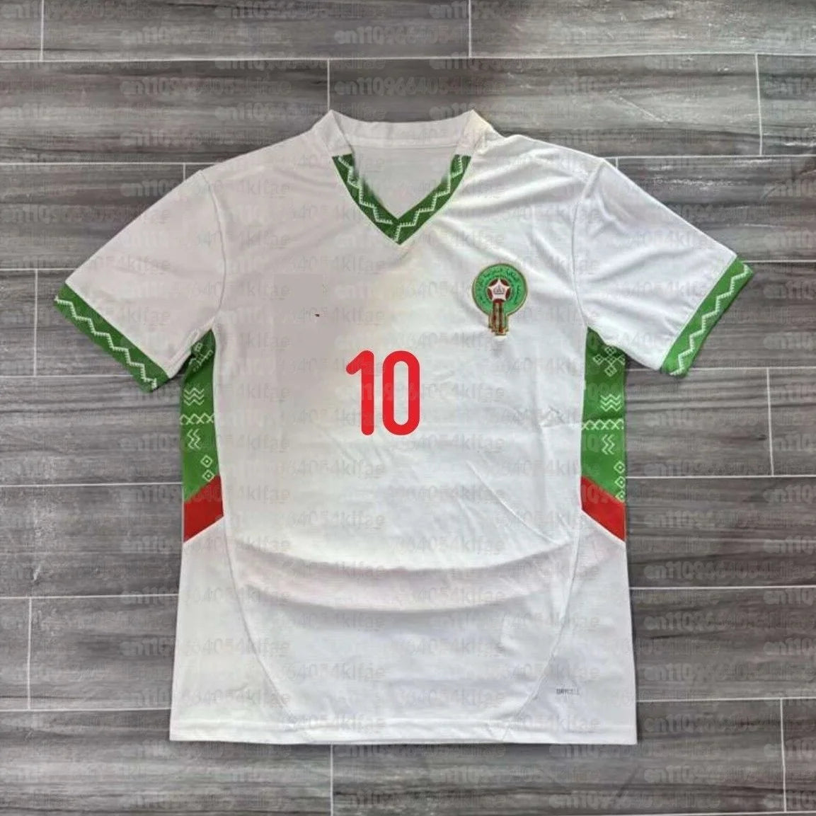 Conjunto de camisetas de fútbol de Marruecos 2025 para casa y visitante, estampado 3D, manga corta, para deportes al aire libre, camiseta para adultos y niños