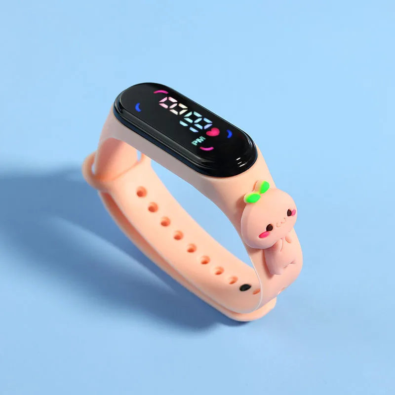 Reloj deportivo impermeable para niños, reloj SpidSuffolk Butter para niñas, pulsera electrónica, reloj táctil LED, de moda