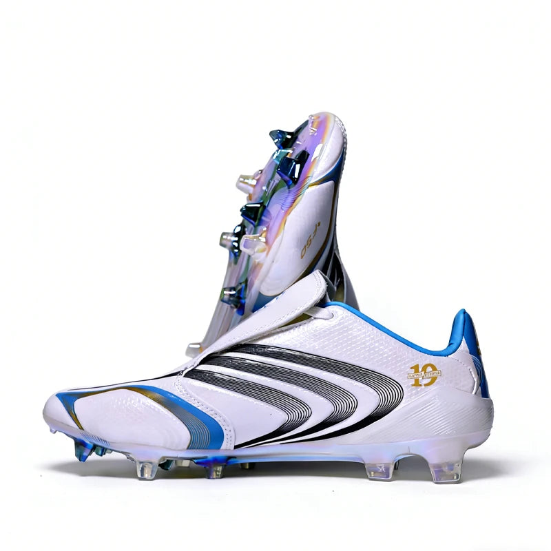 Chaussures de Football FG Homme Microfibre Basses — Niveau Avancé, Pelouse EU 34–49