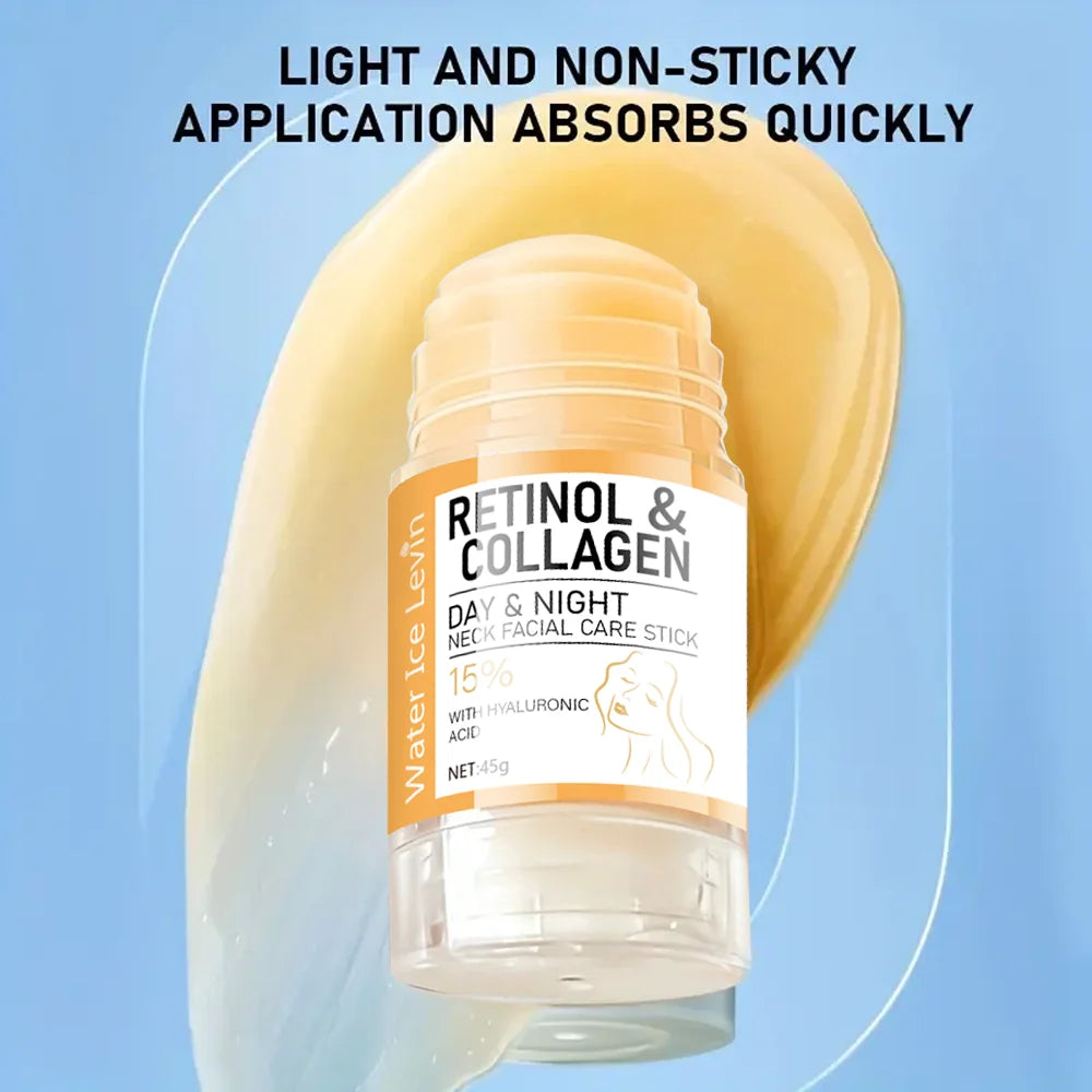 Crème Visage Rétinol & Collagène 45g — Jour & Nuit, Cou, Hydratante Non Grasse