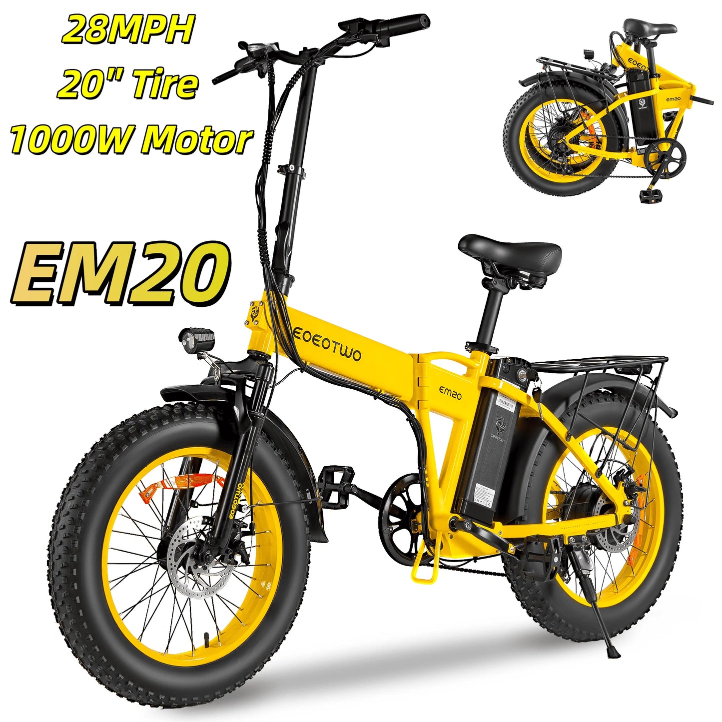 Vélo Électrique Adultes 1500W — Pneus Larges 26 Pouces 34 mph 60 Miles UL2849