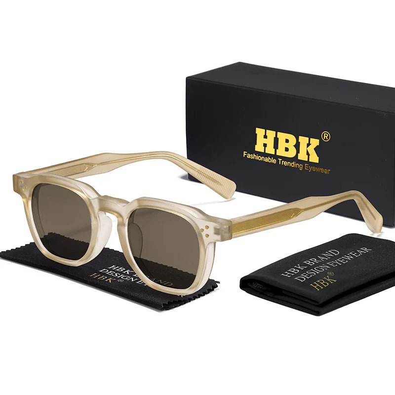 Lunettes de soleil carrées rétro punk — hommes et femmes, plage, conduite, UV400