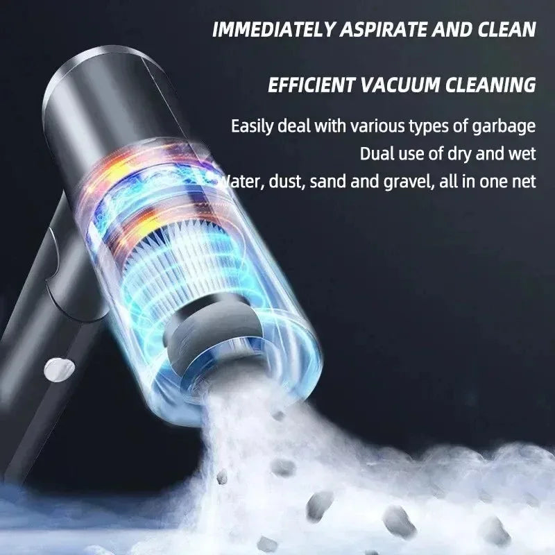 Clearance_Portable Cordless Car Vacuum Cleaner Dual-use Wireless Vacuum for Home and Car High Power 120W Powerful Vacuum Cleaner