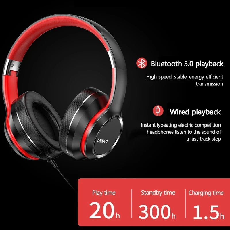 Casque Bluetooth sur-oreille pliable — suppression du bruit, HIFI stéréo, sans fil, jeu, ordinateur