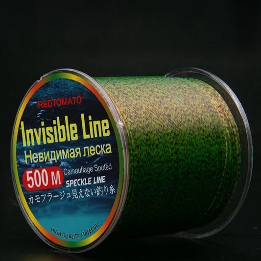 Ligne de Pêche Invisible Camouflage — Haute Résistance & Discrète