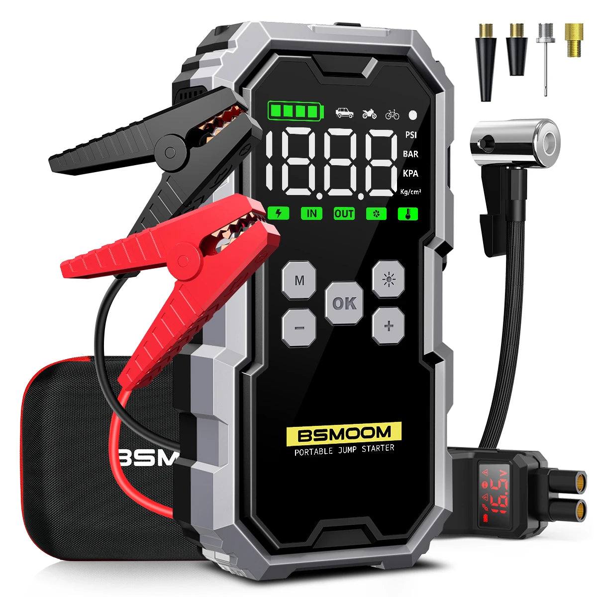 Pompe à Air 150PSI, batterie de voiture, Booster d'urgence 7000A, démarreur de saut de voiture, batterie externe, dispositif de démarrage Portable, démarreur de voiture, nouveau