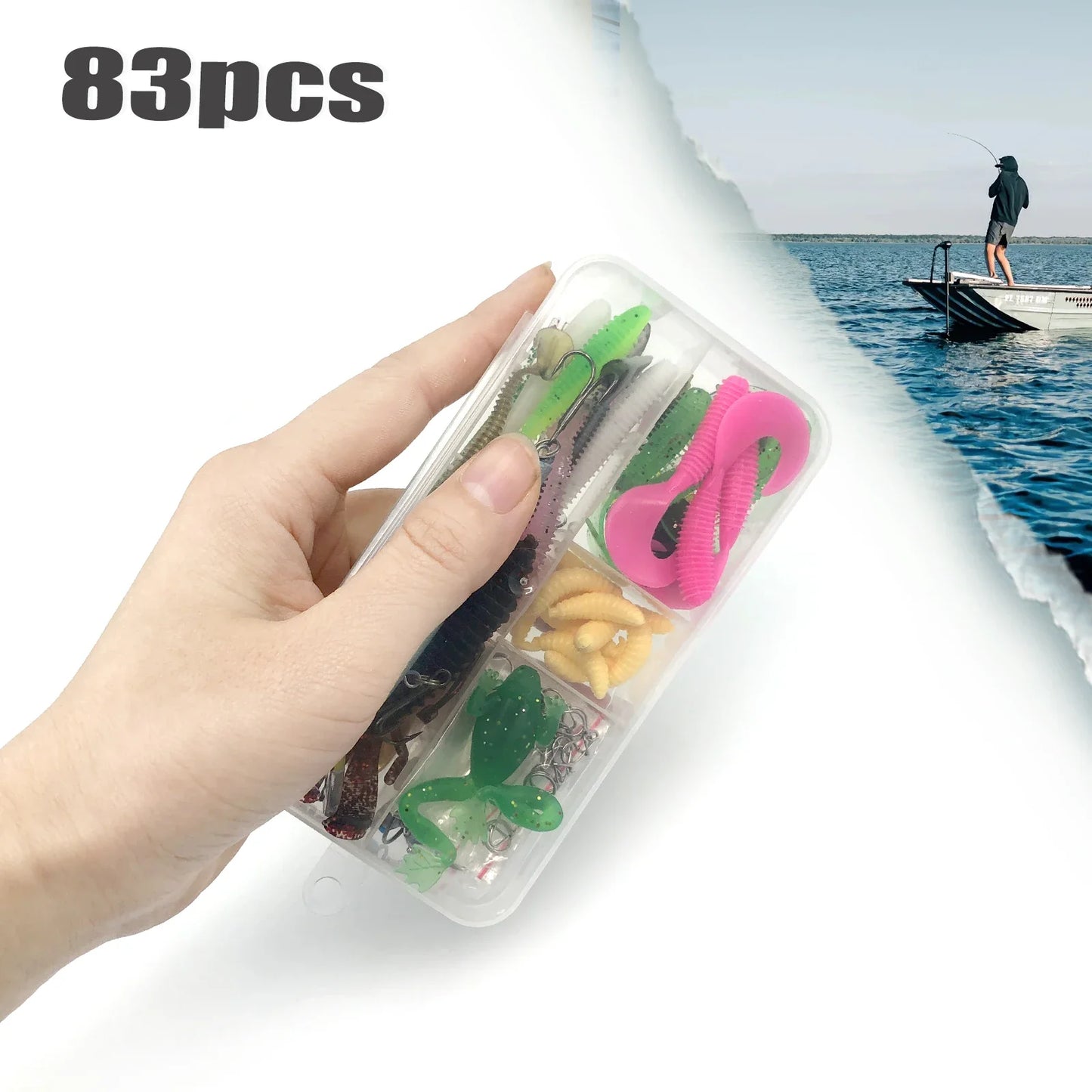 Kit de leurres de pêche pour truite, brochet, basse, multi-leurre, ensemble de matériel superposé, équipement professionnel, 83/133/193/239/409 pièces