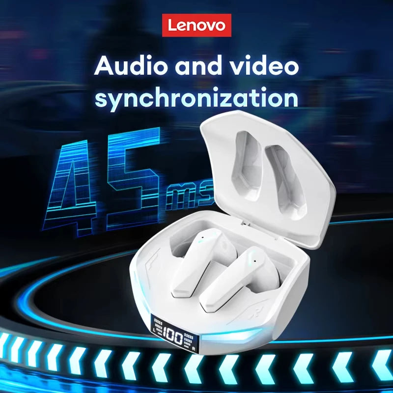 Écouteurs Bluetooth 5.4 sans fil — affichage LED numérique, étanche, faible latence, jeu