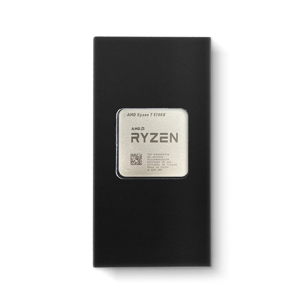 Nouveau processeur de jeu AMD Ryzen 7 5700X 8 cœurs 16 threads AM4 Applicable à B550 3.4GHz 65W 7NM L3 = 32M R7 5700X DDR4 sans ventilateur