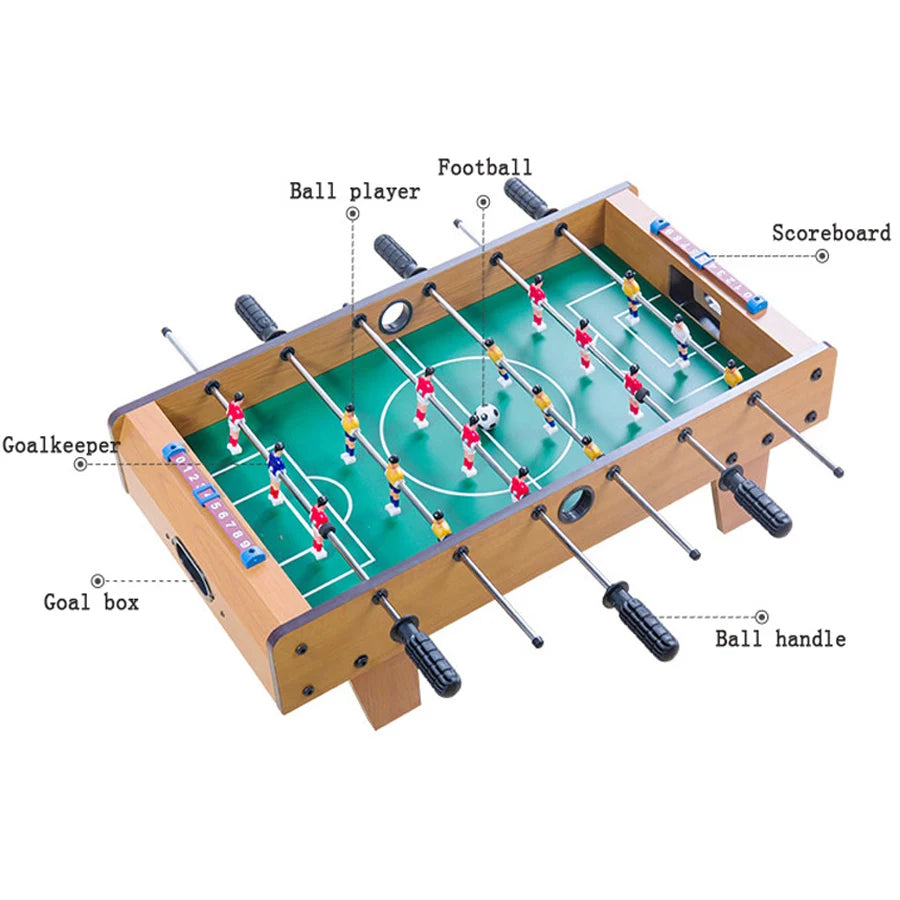 Mini Baby-Foot de Bureau — Jeu d’Interaction Famille & Cadeau Enfant