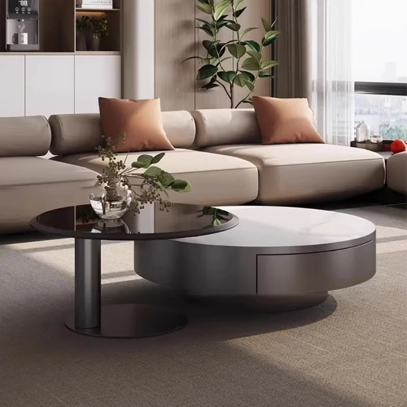 Modern Round Coffee Table for Living Room, Luxury Cute Coffee Table, Nordic Decor, Living Room Furniture