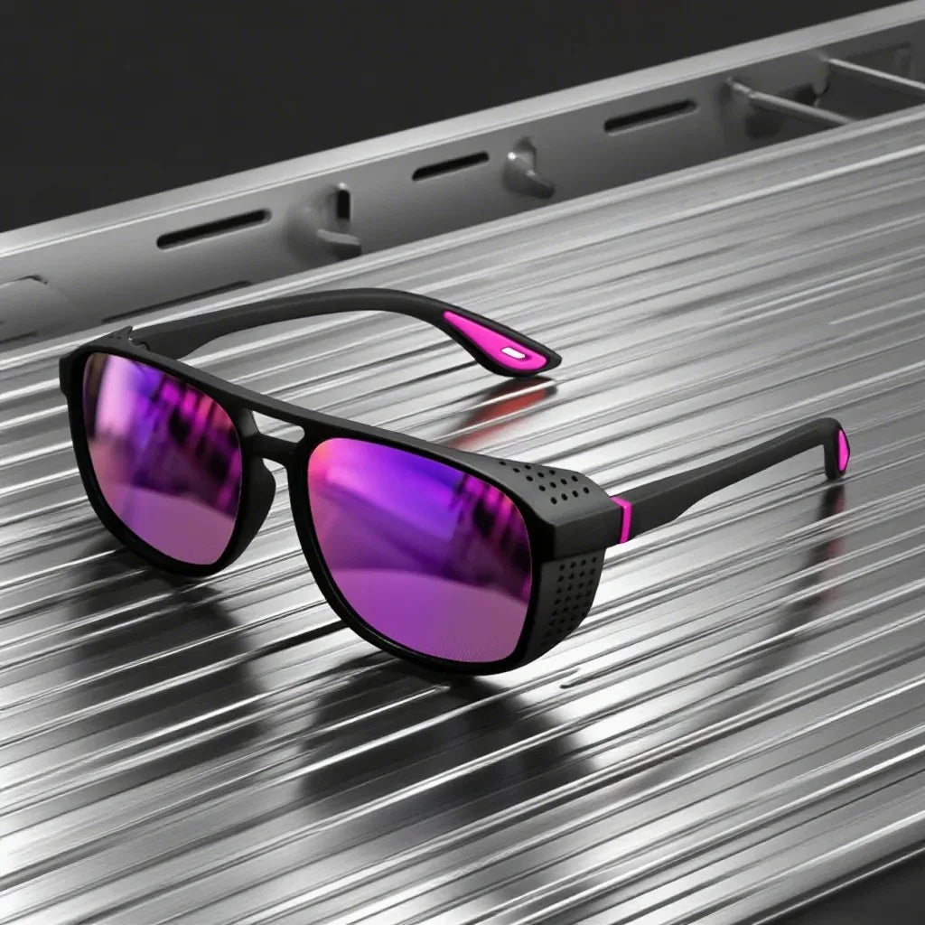 Gafas de sol deportivas profesionales polarizadas, UV400, a prueba de viento, para ciclismo, correr, actividades al aire libre