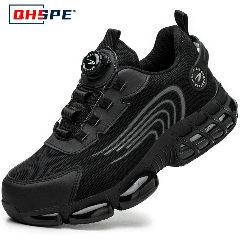 Chaussures de Sécurité Bouton Rotatif — Protection & Confort Travail