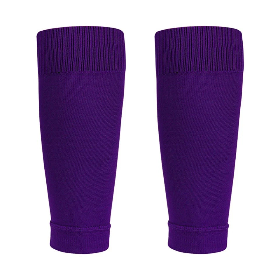 Chaussettes de football avec attelle de jambe — sport respirant, protège-tibia, enfants et adultes