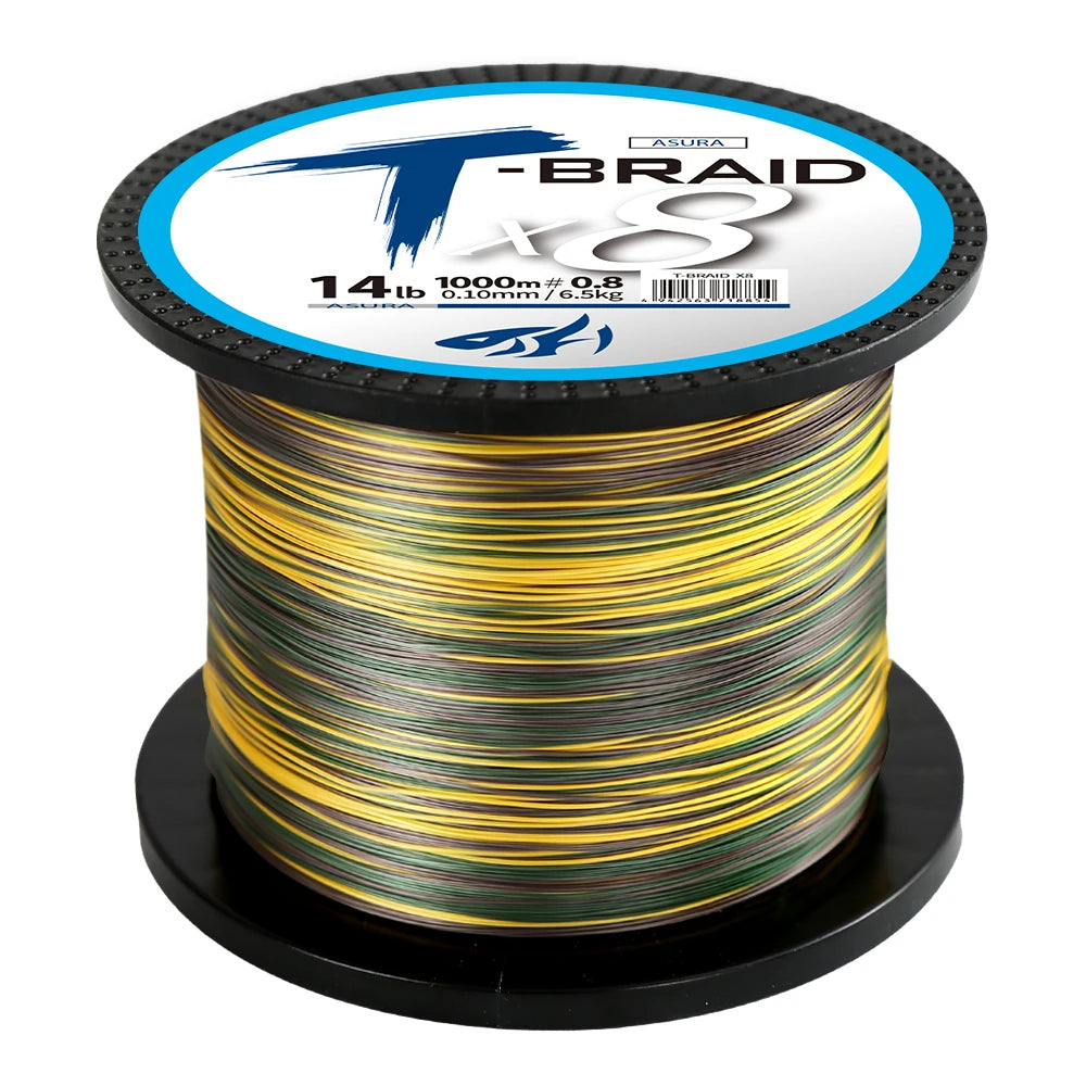 ThornsLine X8 mise à niveau tresse ligne de pêche Super forte 8 brins Multifilament PE ligne 300-1000M ligne tressée tout pour carpe de poisson