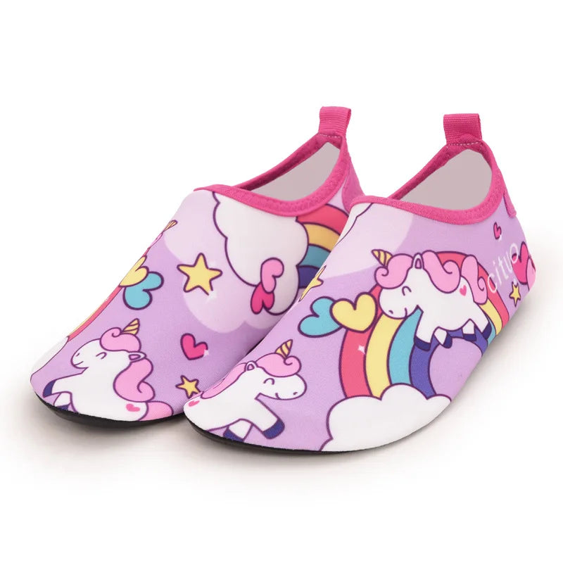 Chaussures d'eau pieds nus pour enfants, chaussures d'été légères pour enfants, pataugeoire, pêche en mer, séchage rapide, pour garçons et filles